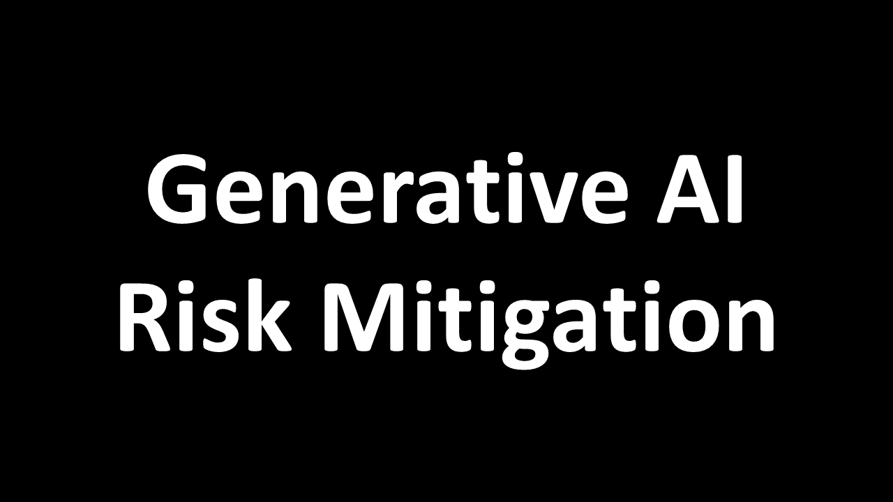 Operational Risk: Generative AI